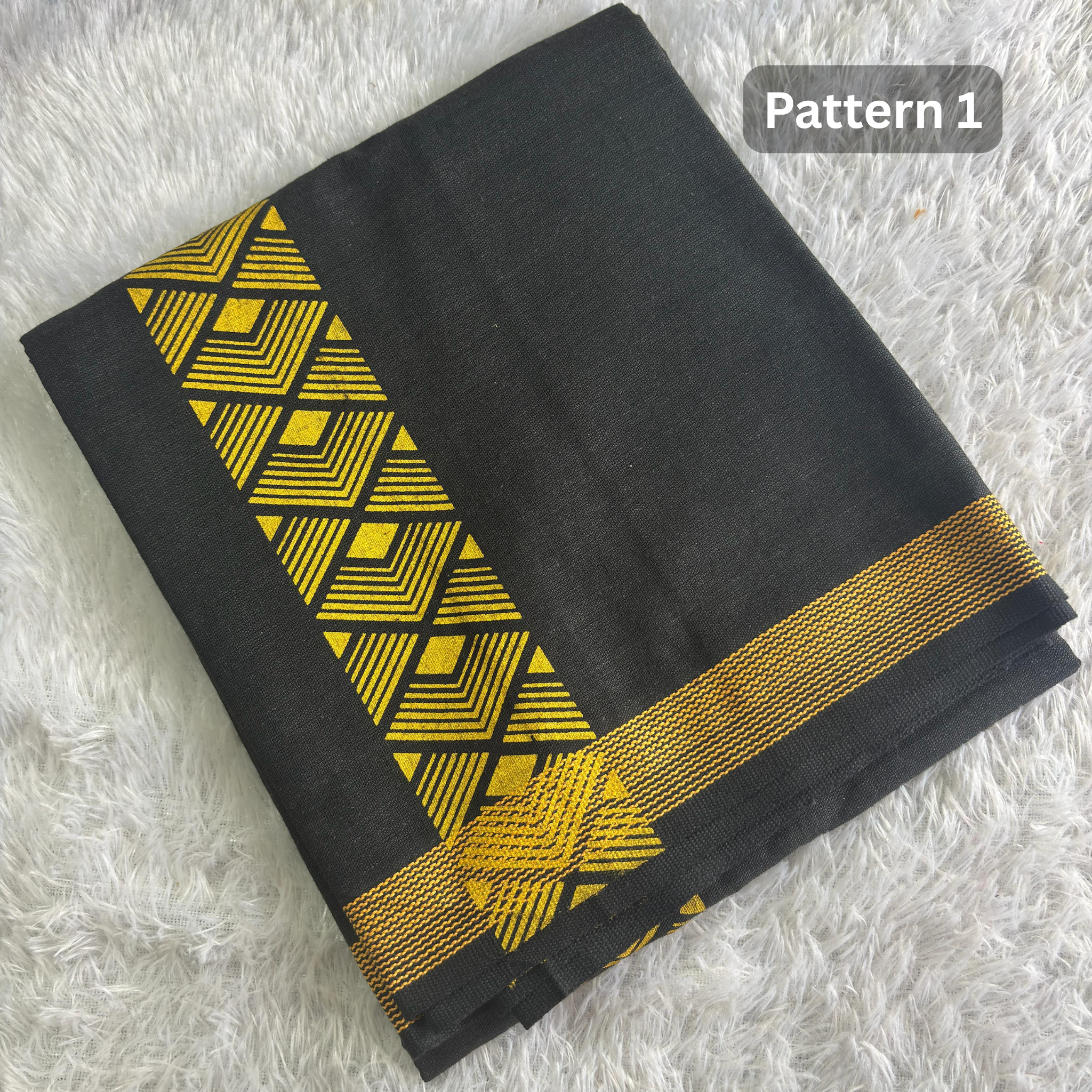 Black Golden Single Dhothi