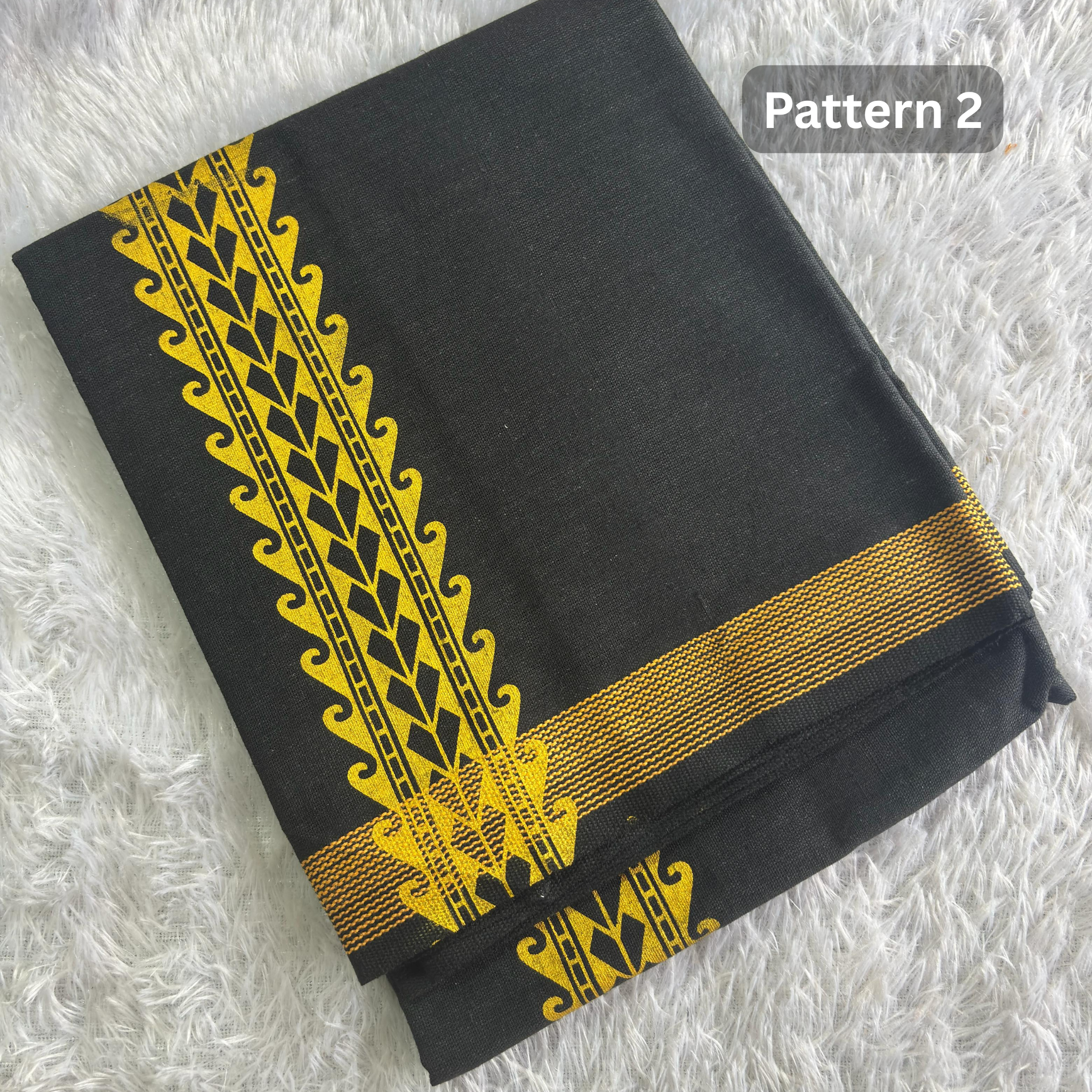 Black Golden Single Dhothi